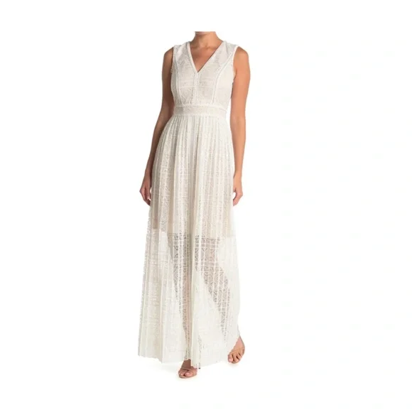 chinese dress ladies Elie Tahari The Charlotte Embroidered Silk-Blend Maxi Dress main image 0
